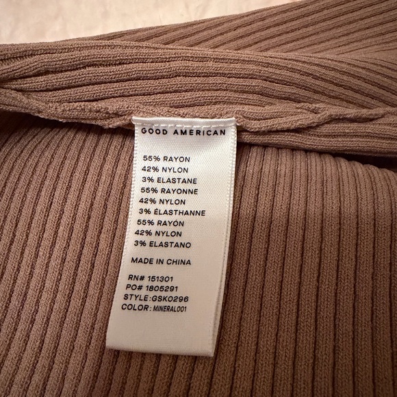Good American Virgo ribbed top - Picture 6 of 7